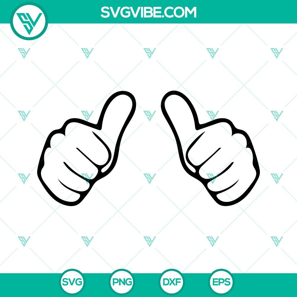 Thumbs SVG, Human Hand SVG, Funny SVG PNG DXF EPS Files For Cricut Thumbs SVG files with human hand design, funny SVG PNG DXF EPS download for crafts and DIY projects.