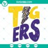 Tigers, leopard print, lightning bolt SVG cut files for crafts, PNG, DXF, EPS - download digital design for DIY projects.