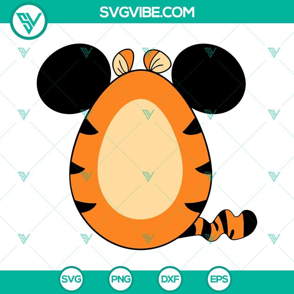 tigger-mickey-ears-easter-egg-svg-winnie-the-pooh-easter-svg-cute-disney-easter-svg-png-dxf-eps-2-mockup.jpg Tigger and Winnie the Pooh themed Mickey Mouse ears Easter egg SVG file, perfect for Easter crafting and decorations.