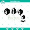 Tim Burton characters SVG image with Jack Skellington. Download The Burtons SVG design. Ideal for Halloween projects and crafting.