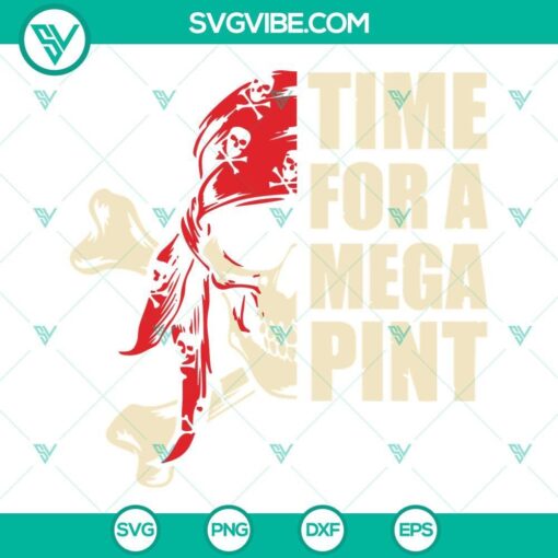 Pirate-themed Mega Pint SVG download featuring Johnny Depp, perfect for crafts and design projects.