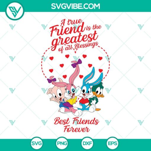 Tiny Toon Adventures characters SVG images in PNG, DXF, EPS formats for cutting. Cute and nostalgic cartoon friends design.