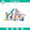 Tiny Toon Adventures SVG images featuring Buster Bunny and Hamton Pig characters, ideal for crafts and designs.