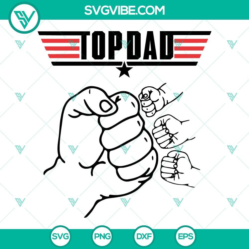 top-dad-fist-bump-set-svg-top-gun-dad-svg-father-s-day-svg-png-dxf-eps-cricut-10-mockup.jpg Top Dad Fist Bump and Top Gun Dad SVG designs for Father’s Day celebration, available for download as PNG images.