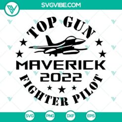 Top Gun Maverick 2022 SVG file of a fighter pilot design. Top Gun SVG image featuring a pilot in action. Military SVG design for enthusiasts.