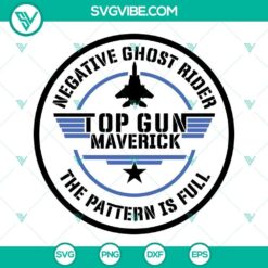 Top Gun Maverick SVG files featuring Negative Ghost Rider quote. Perfect for fan merchandise, crafts, or DIY projects.