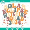 Total Solar Eclipse April 2024 themed SVG Cricut PNG DXF EPS digital design for crafting projects.