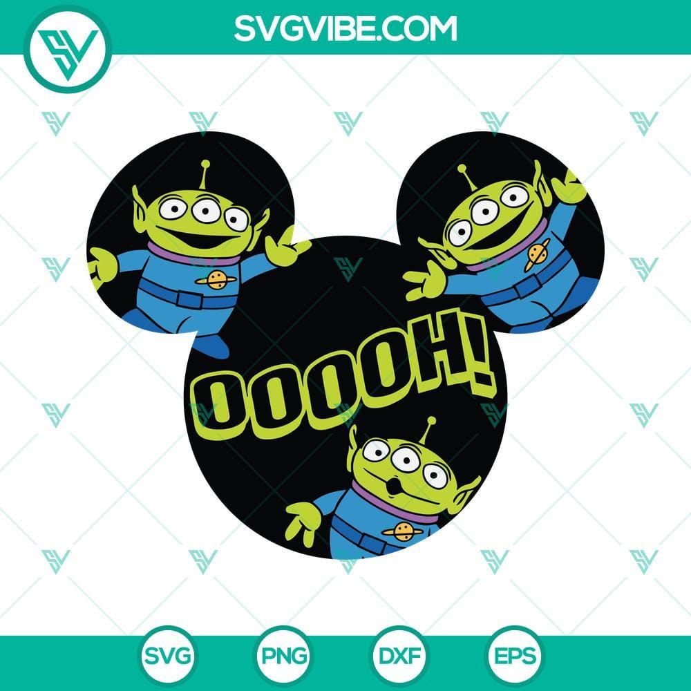 Toy Story Aliens SVG, Alien SVG, Toy Story Disney Ears SVG Toy Story Aliens SVG with Disney Ears design available for download. Perfect for crafting projects.
