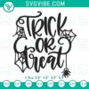 Halloween Trick Or Treat Machine Embroidery design from Spooky Collection, perfect for spooky season crafts.