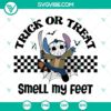 Halloween Stitch Jason Voorhees SVG design for Trick Or Treat Smell My Feet theme, perfect for spooky digital projects.