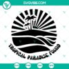 Tropical Paradise Found SVG featuring a beach vacation theme with Hawaii elements, perfect for digital download.