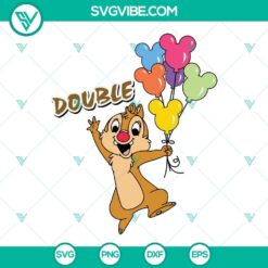 Trouble Double Chip And Dale SVG Image Bundle, Disney Couple SVG File, Chip 2