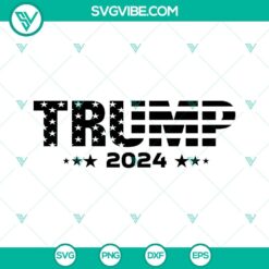Trump 2024 American Flag SVG File, Trump Flag SVG File, Donald Trump SVG File