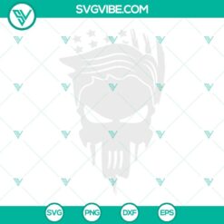 Trump Skull Punisher and Donald Trump SVG images for download, PNG DXF EPS formats.