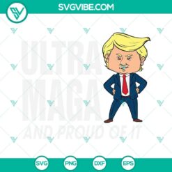 Ultra Maga Donald Trump and Joe Biden shirts SVG files for digital use. Political design with both candidates. Perfect for supporters.