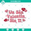 Bad Bunny Heart Lollipop SVG files for Un San Valentin Sin Ti theme, Valentine's Day digital design.