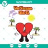 "Bad Bunny's 'Un Verano Sin Ti' album cover design in SVG, PNG, DXF, EPS formats with world graphics"