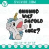 Whimsical Unicorse Bluey embroidery file featuring a funny character design. Perfect for craft projects.