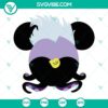 Ursula Mouse Ears SVG file for Cricut and Silhouette, includes PNG, DXF, and EPS formats for crafting.