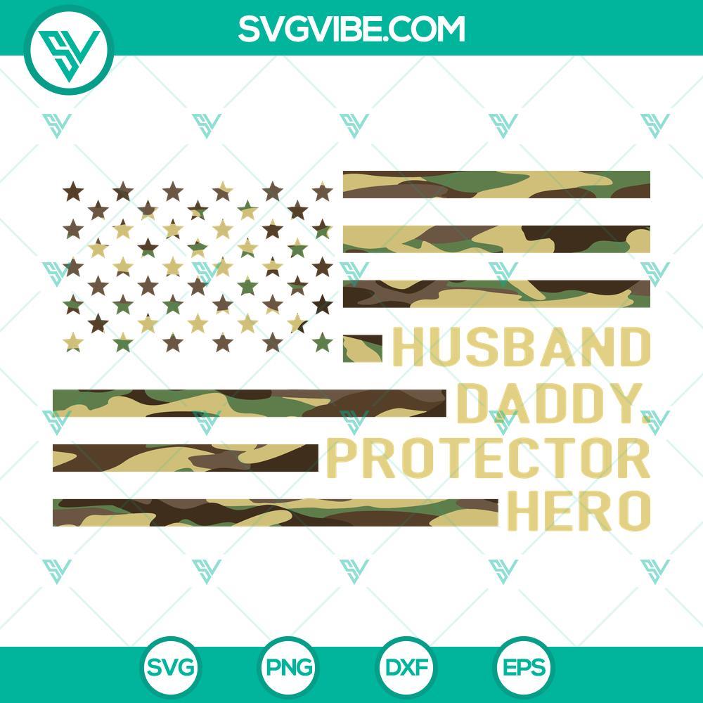 us-flag-husband-daddy-protector-hero-svg-vintage-father-s-day-svg-png-eps-dxf-pdf-cricut-file-mockup.jpg US Flag Husband Daddy Protector Hero SVG File - Vintage Father’s Day design in PNG EPS DXF PDF, perfect for Cricut projects.