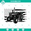 Farm tractor SVG design in USA theme. Perfect for US farmer projects, includes tractor clipart. Ideal for digital use.