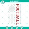 Football SVG images with USA flag design, perfect for Game Day. Download American Football SVG.