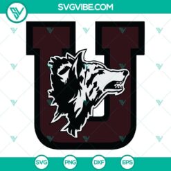 Uvalde Coyotes logo SVG file PNG DXF EPS digital download, featuring a bold coyote design in various file formats.