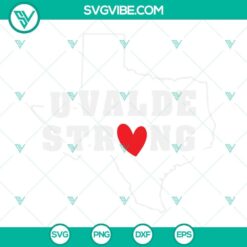 Uvalde Strong and Pray For Texas SVG download bundle with powerful design elements for crafting projects.