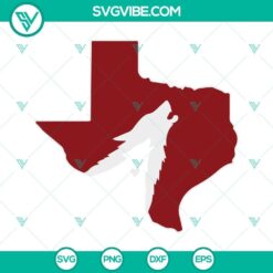 Uvalde Strong Wolf Texas SVG File Bundle with "Pray For" design - Texas-themed digital bundle with a strong wolf graphic.
