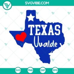 Uvalde Texas Strong SVG design with Prayers for Texas theme, featuring a stylish Uvalde typography. Perfect for Texas-themed projects.