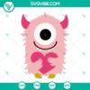 Valentine Monsters SVG bundle with cute Love Monster designs for Valentine’s Day decorations and crafts.