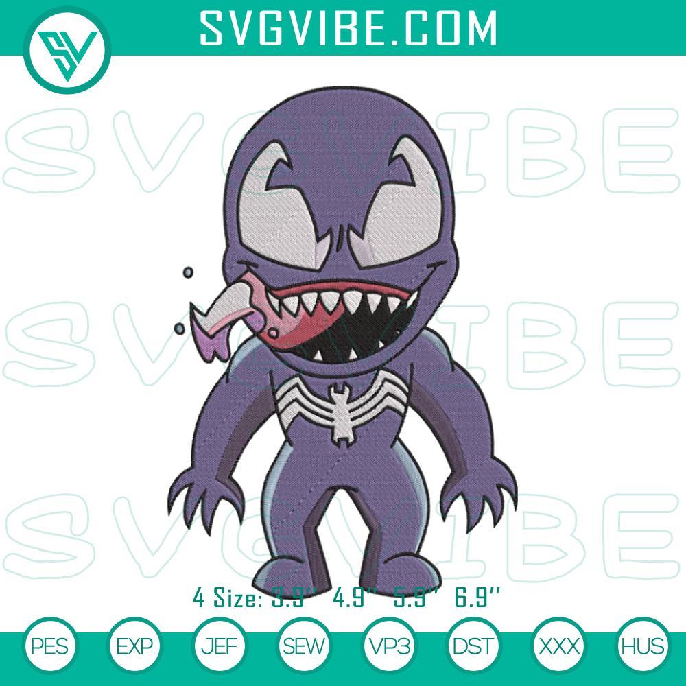 Venom Machine Embroidery Design, Marvel Comics Character Embroidery File Venom Marvel Comics character machine embroidery designs file, creative and detailed superhero pattern.