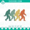 Vintage Bigfoot embroidery design file featuring Sasquatch machine pattern for sewing projects.