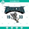 Vintage Philadelphia Eagles 1933 football SVG images. Download PNG, DXF, EPS files of retro design. Great for digital crafting projects.