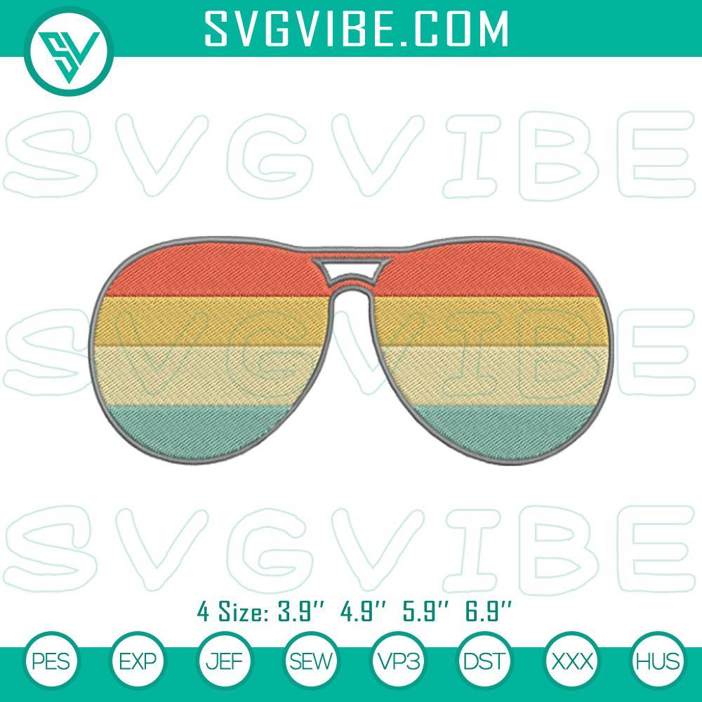 vintage-retro-sunset-sunglasses-embroidery-designs-summer-beach-machine-embroidery-files-mockup.jpg Vintage retro sunset sunglasses embroidery designs with summer beach patterns on display.