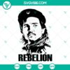 Che Guevara SVG file with socialist leader world design, Viva La Rebelion, ideal for printing or digital crafting projects.