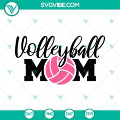 Volleyball Mom SVG design with Game Day theme, perfect for Mothers. Download Volleyball Mama SVG images for crafts and projects.