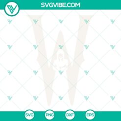W Wednesday Addams and 2022 SVG designs for Halloween crafts and decorations.