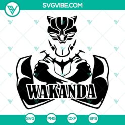 WAKANDA FOREVER SVG File Bundle, Black Panther SVG Files Bundle, Wakanda 7