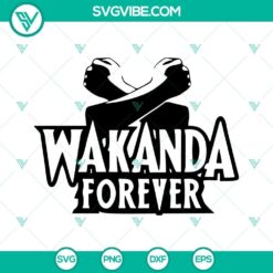 WAKANDA FOREVER SVG File Bundle, Black Panther SVG Files Bundle, Wakanda 9
