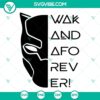 Wakanda Forever SVG clipart featuring iconic symbols from the movie Black Panther. Instant digital download vector images.