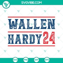 Wallen Hardy 24 design cut files for Cricut and Silhouette in SVG, PNG, DXF, and EPS formats.