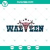 Wallen SVG Files featuring bull skull, country music, and western elements in PNG format. Ideal for craft projects and country-themed designs.