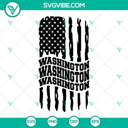 Washington Commander American Flag SVG Images, Washington Football SVG Image 1