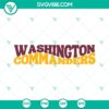 Washington Commanders football team logo SVG file for cutting machines in PNG, DXF, and EPS formats. Great for fan merchandise!