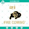 Colorado Buffaloes SVG images and cut files with Coach Prime design for digital use. Ideal for University of Colorado sports fans.