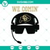 NFL player Deion Sanders and Colorado Buffaloes football team SVG images for digital design projects.