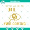 Colorado Buffaloes SVG images with Coach Prime team design. Perfect for Colorado fans and supporters.