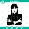 Wednesday Addams and Jenna Ortega SVG files for Addams Family download. Ideal for crafting and personalizing projects.