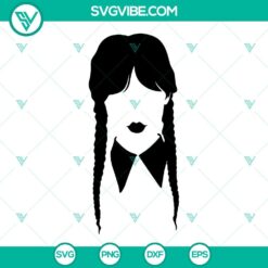 Wednesday Addams SVG Images, Jenna Ortega SVG Download PNG DXF EPS Instant